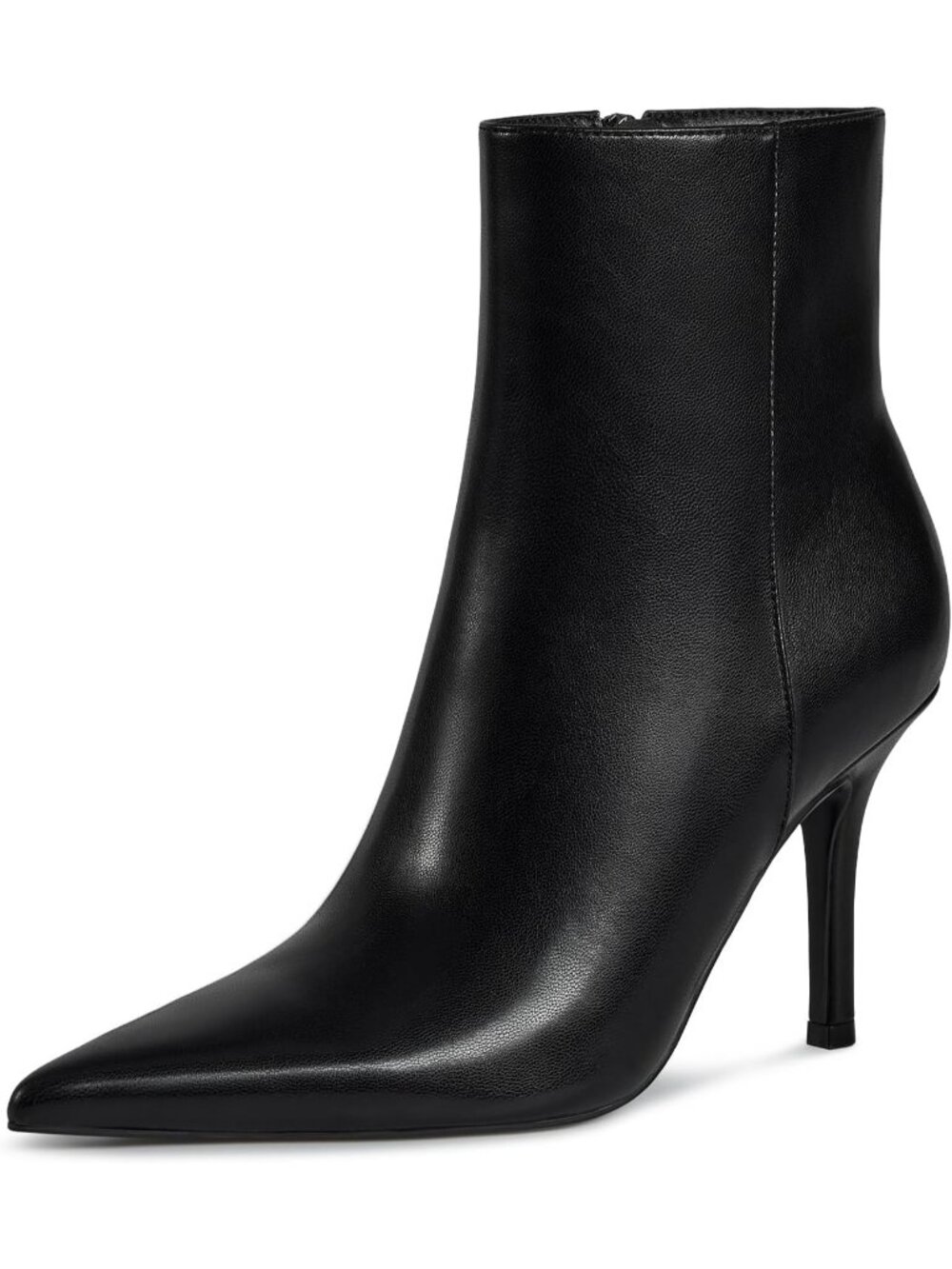đ Women Black Pointed Toe Stiletto High Heel Ankle Boots Zipper Dress Boot
